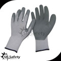 SRSAFETY 10 Gauge Grey Polycotton Liner Gants en latex gris revêtu